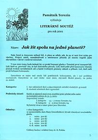 Vyhl�en� sout�� pro rok 2001